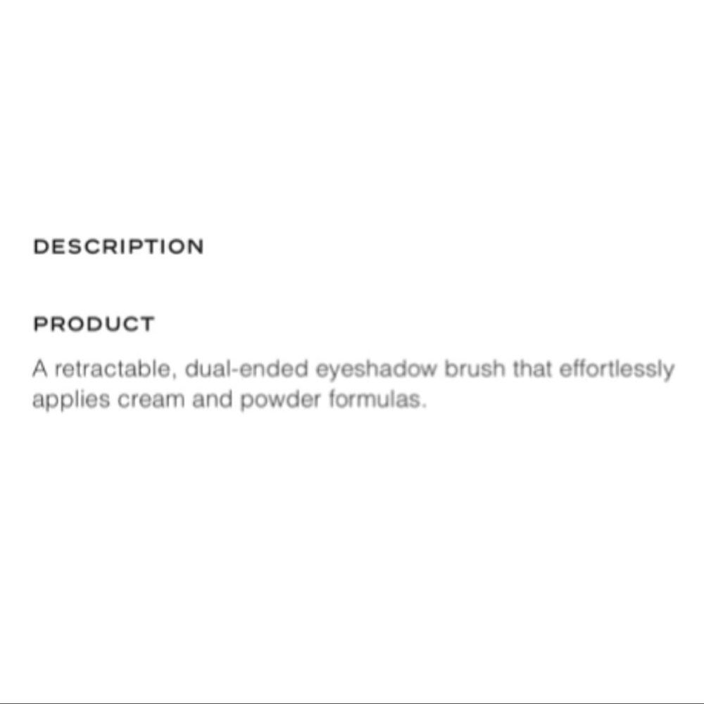 Chanel N°200 Retractable Dual-Ended Eyeshadow Brush N°200 ~NEW~ - Picture 12 of 14